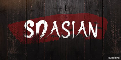 SDAsian Font Poster 1