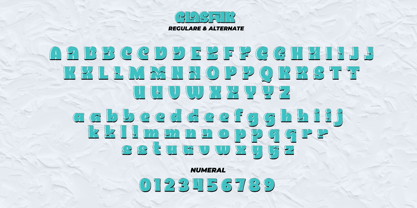 Glasfur Font Poster 8