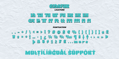 Glasfur Font Poster 9