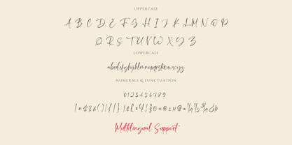 Quillia Font Poster 8