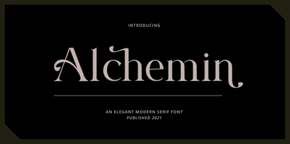 Alchemin Font Poster 1