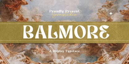 Balmore Font Poster 1