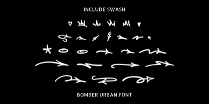 Bomber Urban Font Poster 4