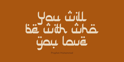 Mubarak Font Poster 4