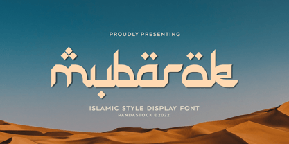 Mubarak Font Poster 1