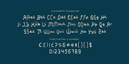 Mubarak Font Poster 5