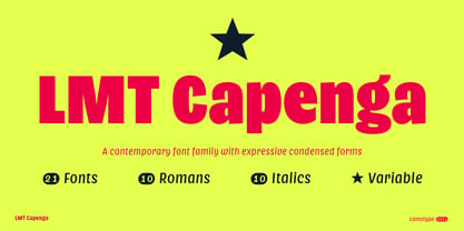 LMT Capenga Font Poster 1
