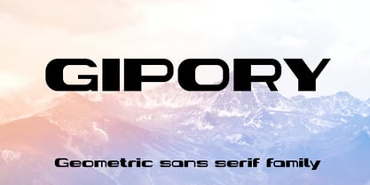 Gipory Font Poster 1