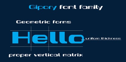 Gipory Font Poster 4