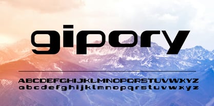 Gipory Font Poster 2