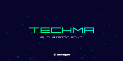 Techma Font Poster 8