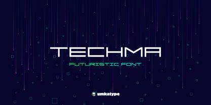 Techma Font Poster 1