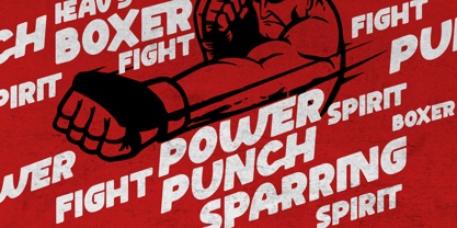 Boxer Punch Font Poster 9