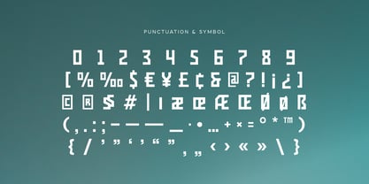 Nodes Font Poster 7