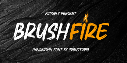 Brushfire Font Poster 1