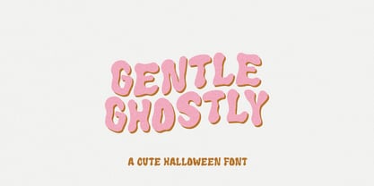 Gentle Ghostly Font Poster 1
