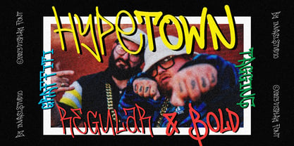 Hypetown Font Poster 1