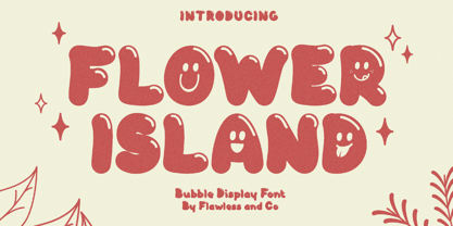 Flower Island Font Poster 1