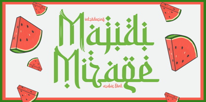 Majidi Mirage Font Poster 1