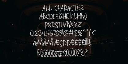 Zombies Night Font Poster 6
