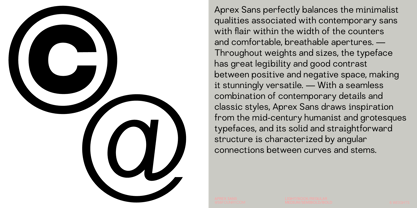 Aprex Sans Font Poster 6