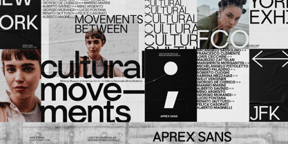 Aprex Sans Font Poster 9