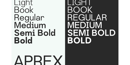 Aprex Sans Font Poster 2