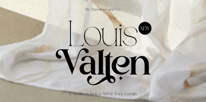 Louis Valten Font Poster 1