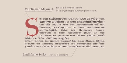 Carolingian Majuscul Font Poster 6