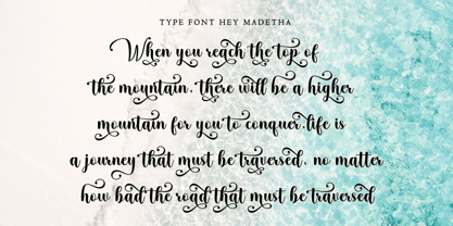 Hey Madetha Font Poster 6