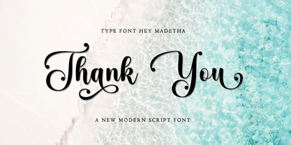 Hey Madetha Font Poster 5