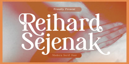 Reihard Sejenak Font Poster 1