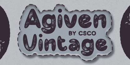 Agiven Font Poster 10