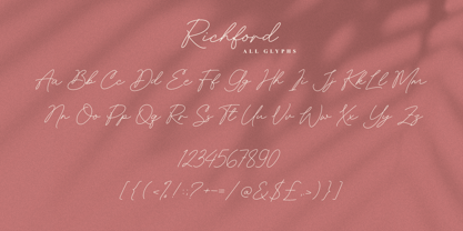 Richford Font Poster 10