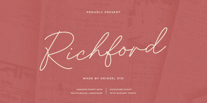 Richford Font Poster 1