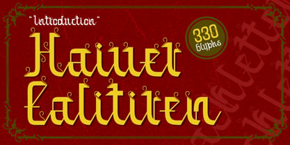 Haiver Ealitiren Font Poster 1