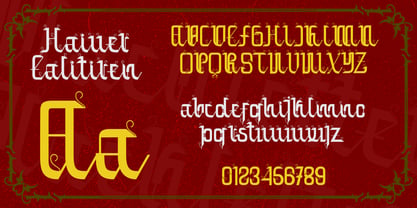 Haiver Ealitiren Font Poster 2