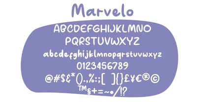 Marvelo Font Poster 5