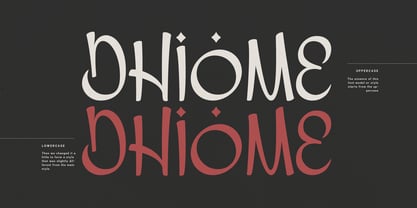 Dhiome Font Poster 10