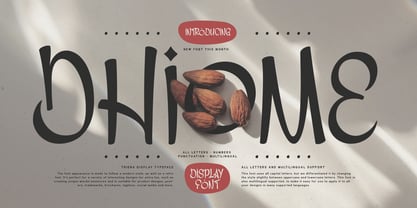 Dhiome Font Poster 1