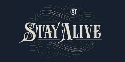 Stay ALive Font Poster 1