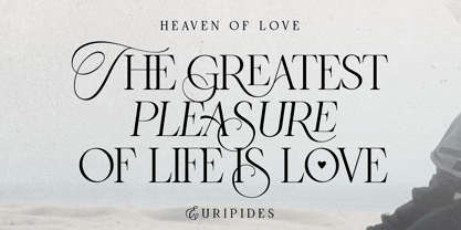 Heaven Of Love Font Poster 3