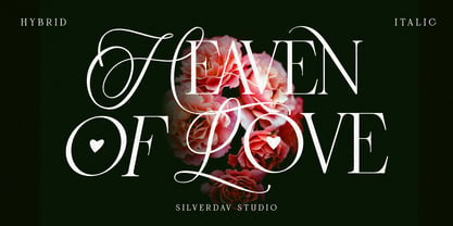 Heaven Of Love Font Poster 12