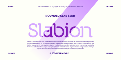 Slabion Font Poster 1