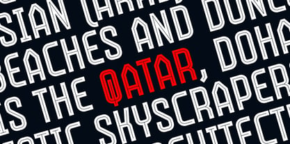 Qatar Font Poster 6