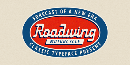 Roadwing Font Poster 2