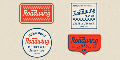 Roadwing Font Poster 12