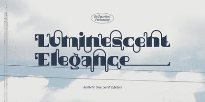 Luminescent Elegance Font Poster 1