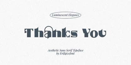 Luminescent Elegance Font Poster 15