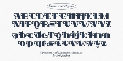 Luminescent Elegance Font Poster 9